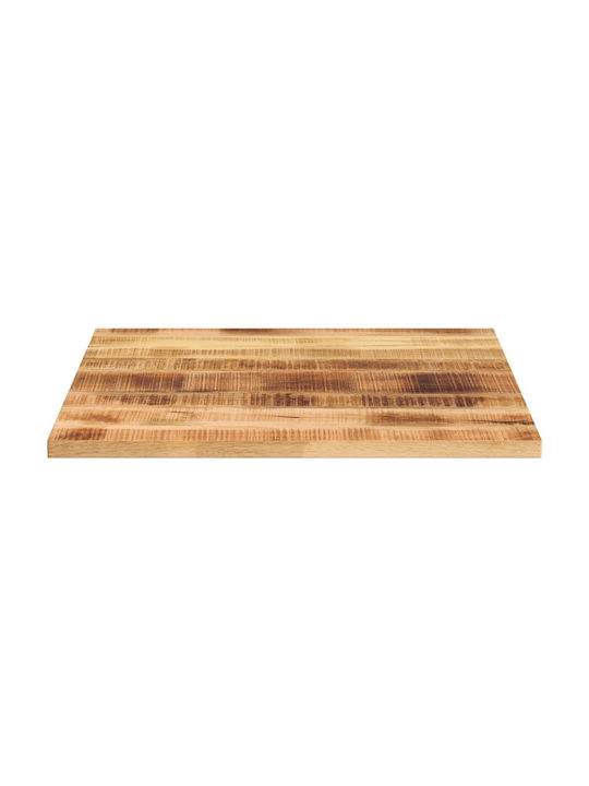vidaXL Square Table Surface made of Solid Wood Natural 80x80x3.8cm 371415 1pcs