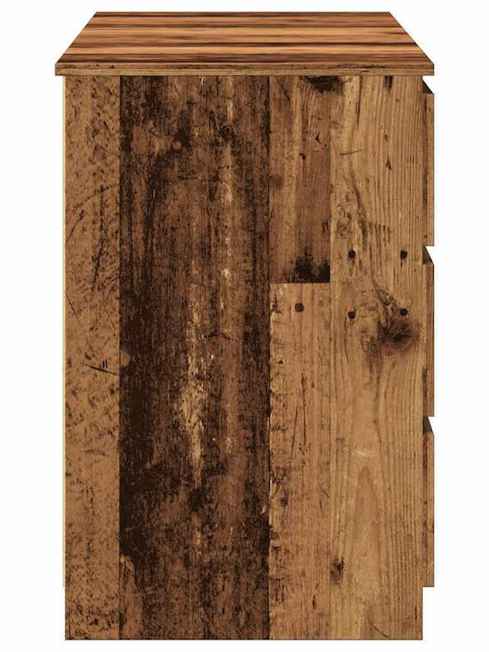 Γραφείο Ξύλινο Καφέ 140x50x77εκ.