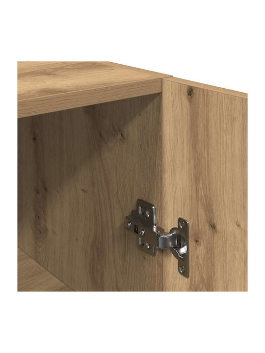 Vidaxl TV Cabinet Set 2 Pieces Artisan Oak Engineered Wood