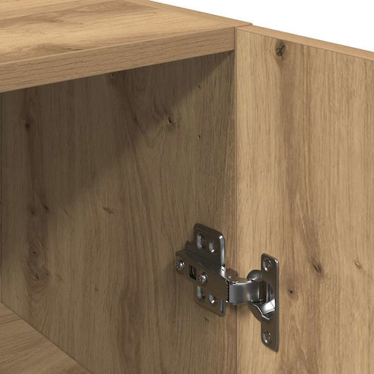 Vidaxl TV-Schrank-Set 2-teiliges Kunst-Eichenholz