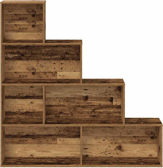 Bibliothek Alt Holz 157x24x160cm