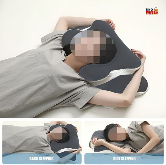 Linomag Pernă cu Memory Foam 65x40x14cm în culoare Alb