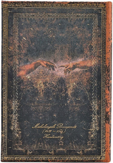 Academic Diary Paperblanks 2025-2026 Week 2 Pages Mini Horizontal 9.5x14cm Michelangelo Handwriting Ded07051