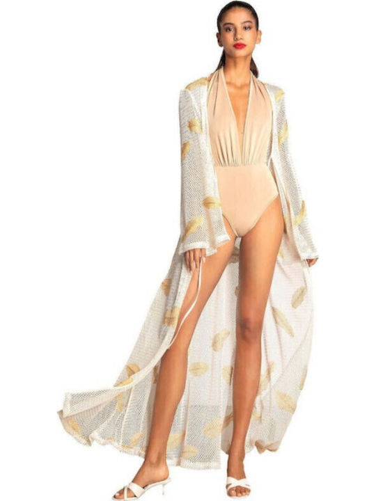 Women's Kimono Ecru