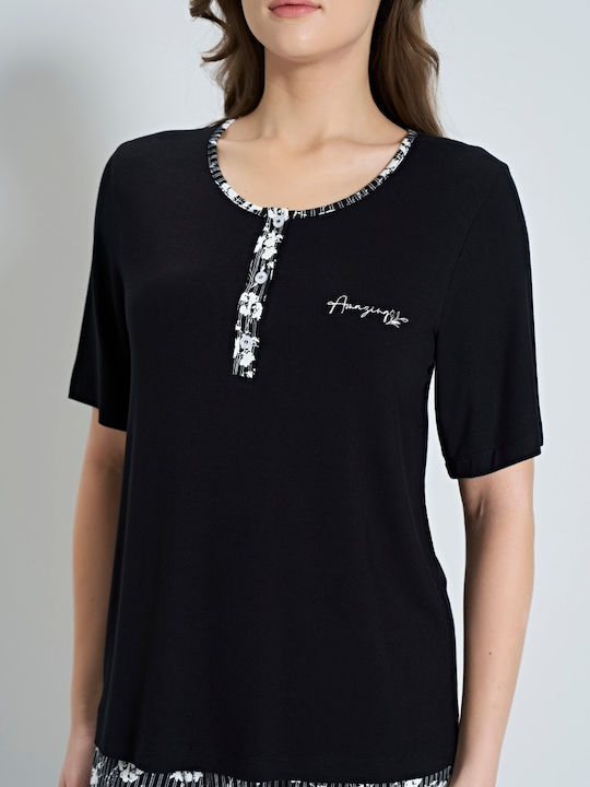 Pijadore Set Pijamale pentru Femei Black