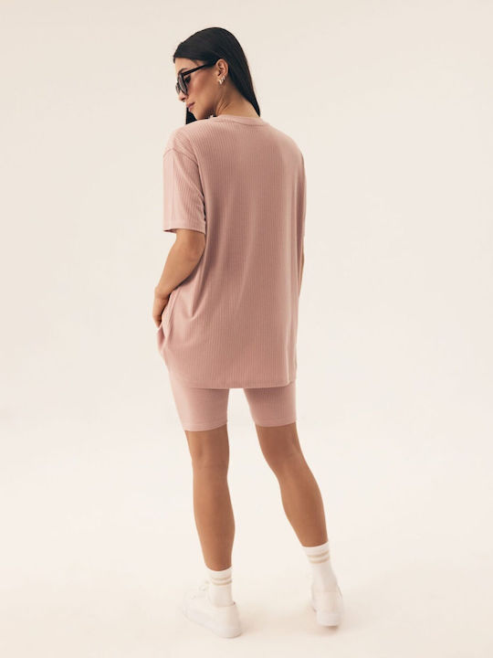 Henderson Sommer Damen Pyjama-Set Rosa