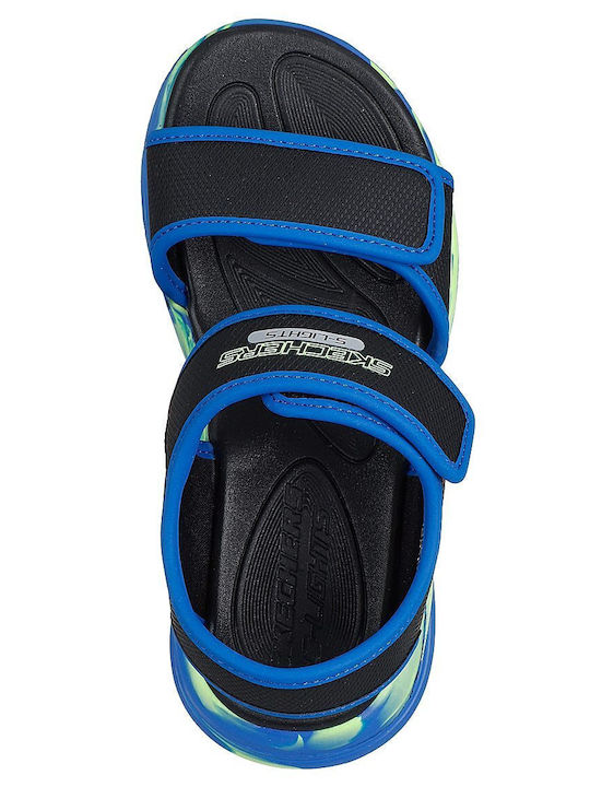 Skechers Παιδικά Πέδιλα Μαύρα
