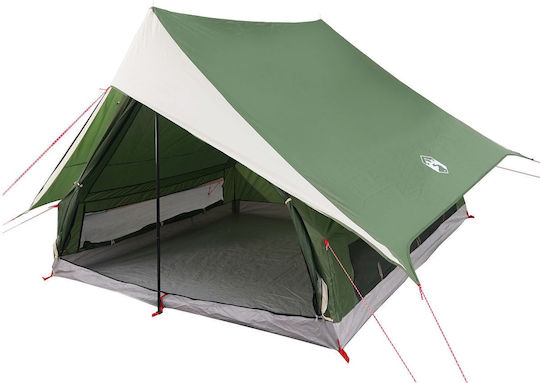 vidaXL Καλοκαιρινή Σκηνή Camping Πράσινη για 5 Άτομα 315x286x185εκ.