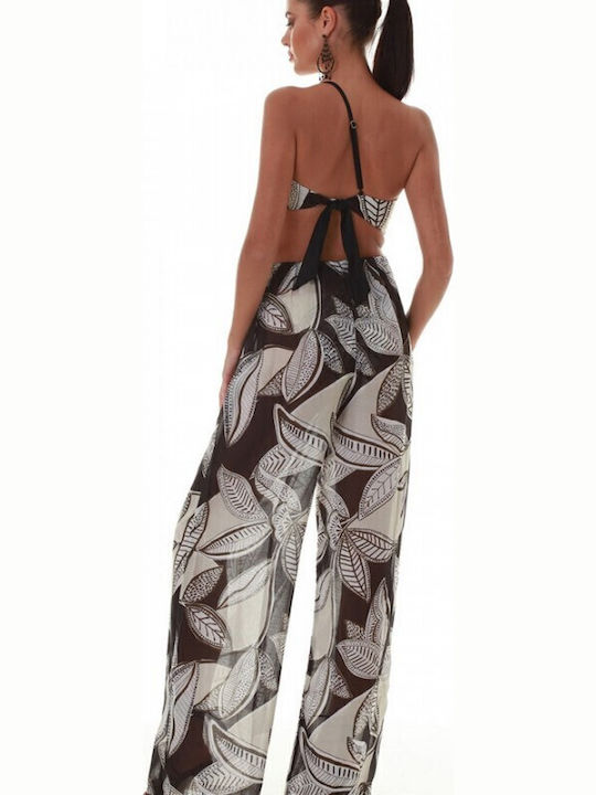 Chic Escape Bikini One Shoulder Black