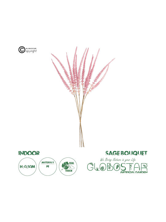 Bouquet of Artificial Flowers Pink 50cm GloboStar