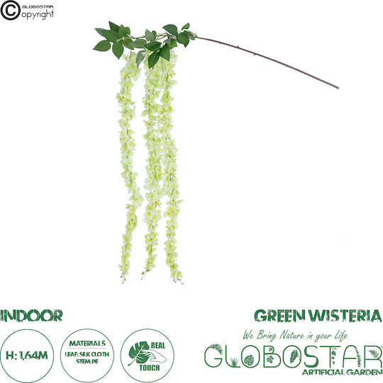 Dekorative künstliche Pflanze Grün 120cm in Box 100Stück GloboStar