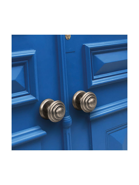 Roline Front Door Knob with Rosette Aged Iron