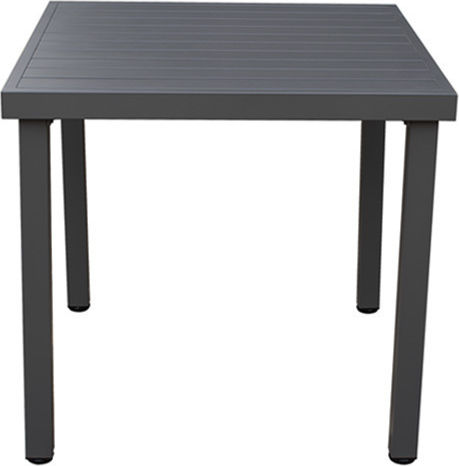 Bliumi 5470 G Garten- und Outdoor-Möbelsets Typsatz Speisesaal 3 Stück mit Herstellerfarbe Grau mit Sonnenschirmhalter Für klassische Veranda