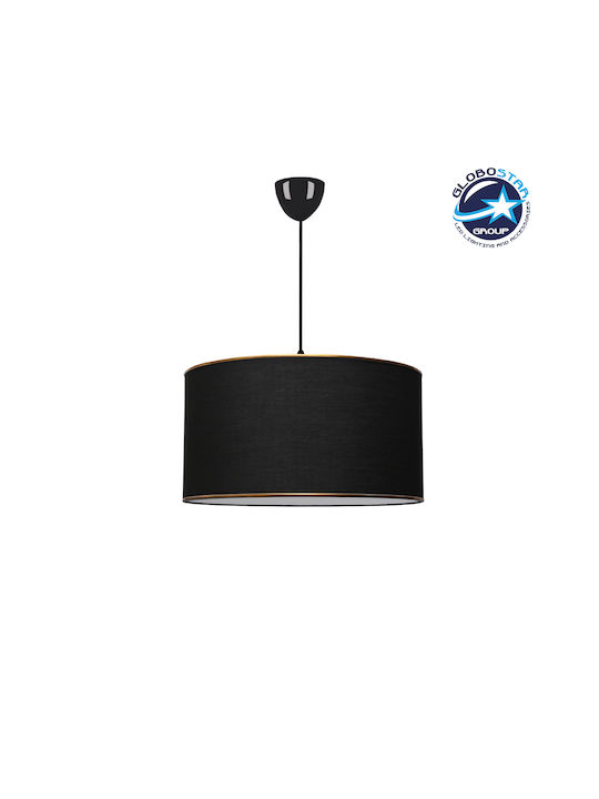 GloboStar Lofty Hängelampe Schwarz mit Fassung E27 38x38x70cm.