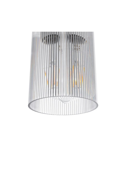 GloboStar Torus Pendant Light White Bell with Socket E27 10x10x77cm