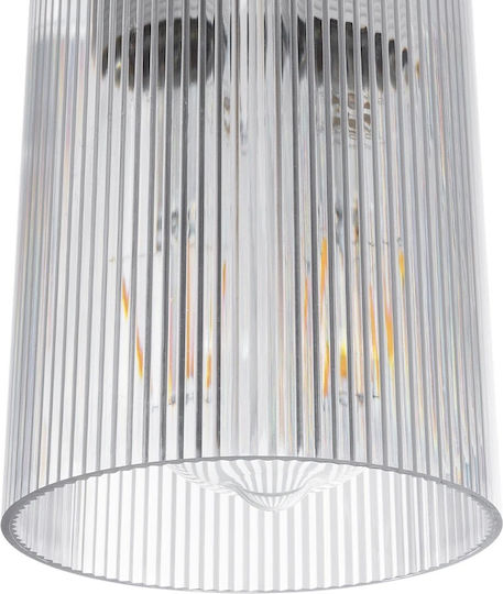 GloboStar Torus Pendant Light White Bell with Socket E27 10x10x77cm