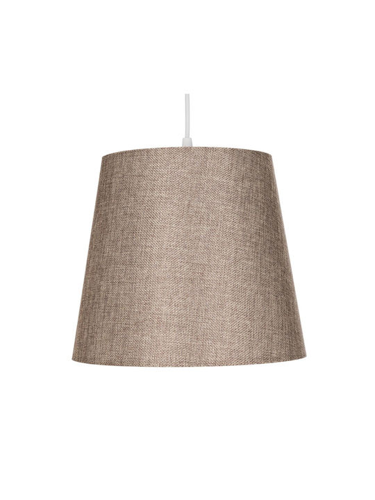 GloboStar Coney Pendant Light Brown with Socket E27 26x26x93cm