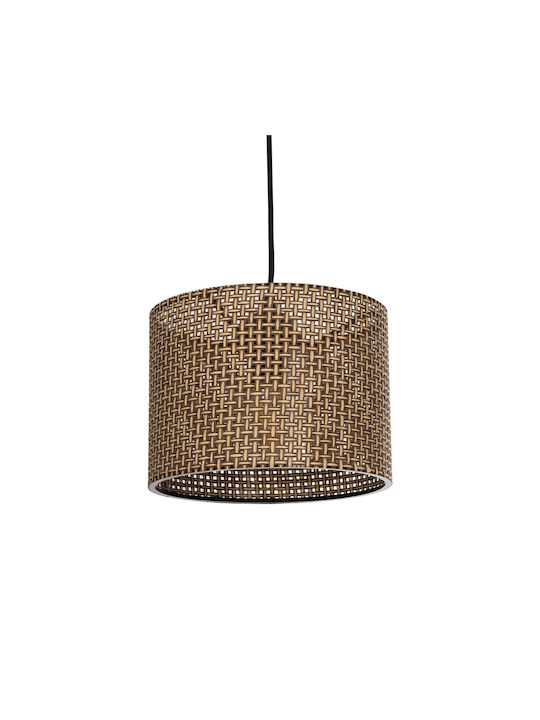 GloboStar Clairie Pendant Light Brown with Socket E27 22x22x93cm