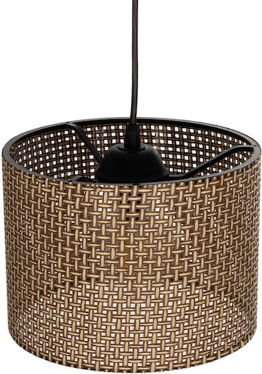 GloboStar Clairie Pendant Light Brown with Socket E27 22x22x93cm