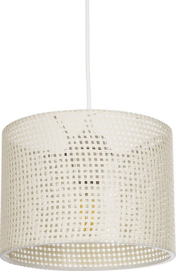 GloboStar Clairie Pendant Light White with Socket E27 22x22x93cm