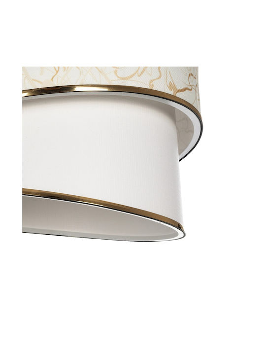 GloboStar Sonia Pendant Light with Gold Detail with Socket E27 30x30x90cm
