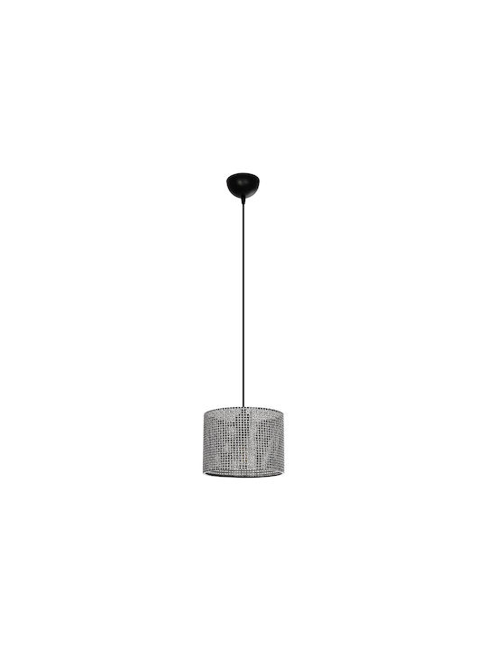 GloboStar Clairie Pendant Light Gray with Socket E27 22x22x93cm
