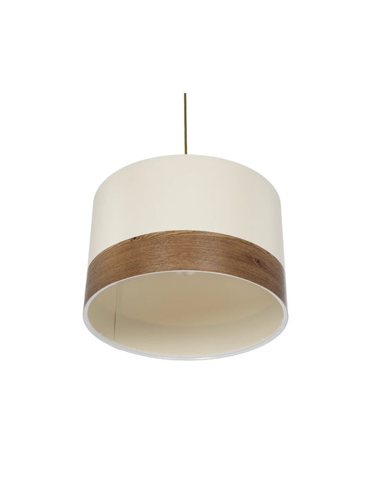 GloboStar Zyklus Pendant Light White with Socket E27 36x36x73cm