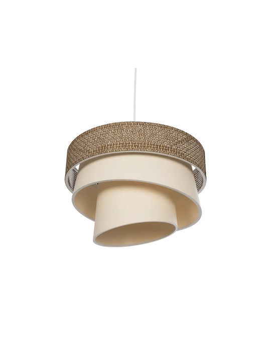 GloboStar Siera Pendant Light Brown with Socket E27 38x38x95cm