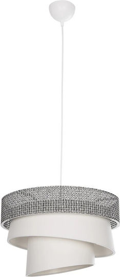 GloboStar Siera Lustră Gri cu Dulie E27 38x38x95cm.