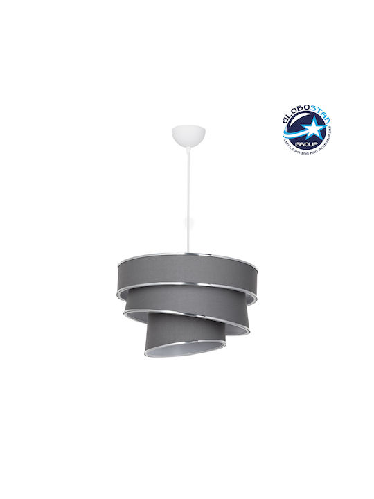 GloboStar Siera Pendant Light Gray with Socket E27 38x38x95cm