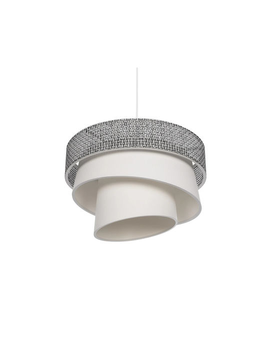 GloboStar Siera Pendant Light Gray with Socket E27 38x38x95cm