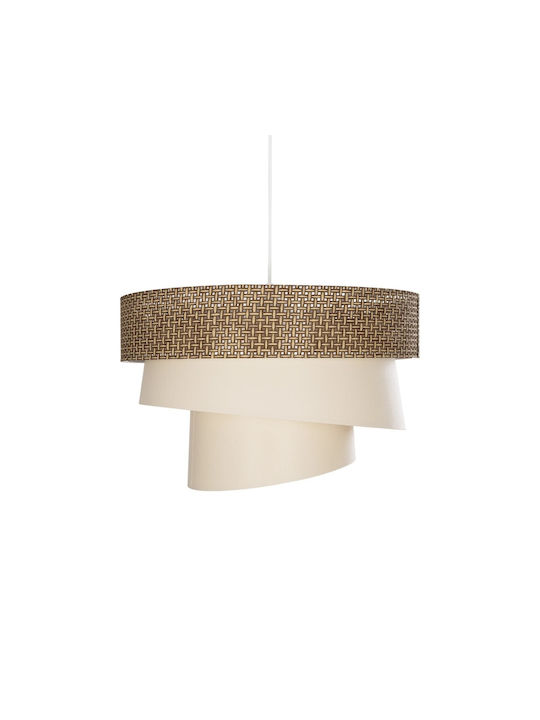 GloboStar Siera Pendant Light Brown with Socket E27 38x38x95cm
