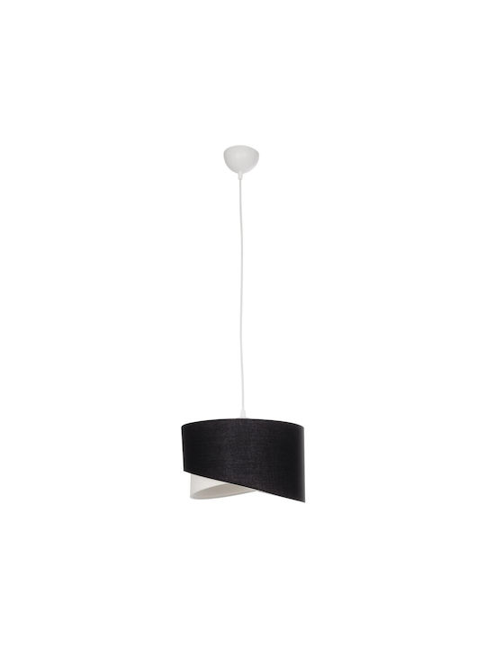 GloboStar Lili Κρεμαστό Φωτιστικό Μαύρο με Ντουί E27 38x38x95εκ.