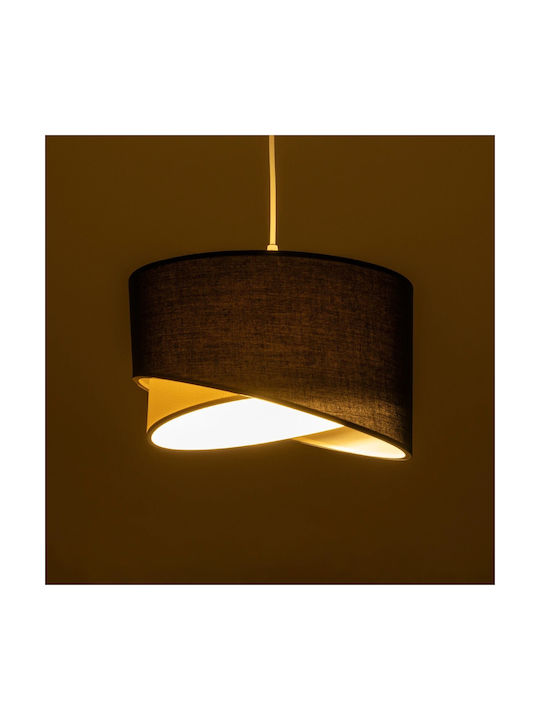 GloboStar Lili Κρεμαστό Φωτιστικό Μαύρο με Ντουί E27 38x38x95εκ.