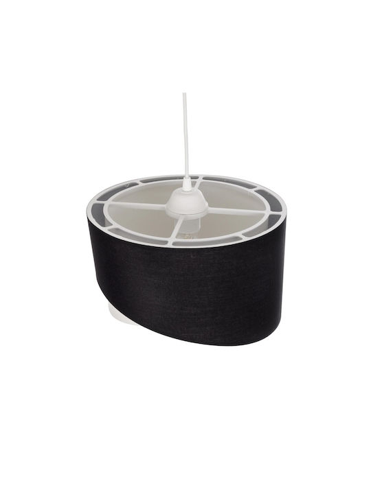 GloboStar Lili Κρεμαστό Φωτιστικό Μαύρο με Ντουί E27 38x38x95εκ.