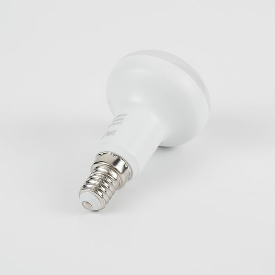 GloboStar Λάμπα LED 65W 89mm για Ντουί E14 και Σχήμα R50 Ψυχρό Λευκό 790lm