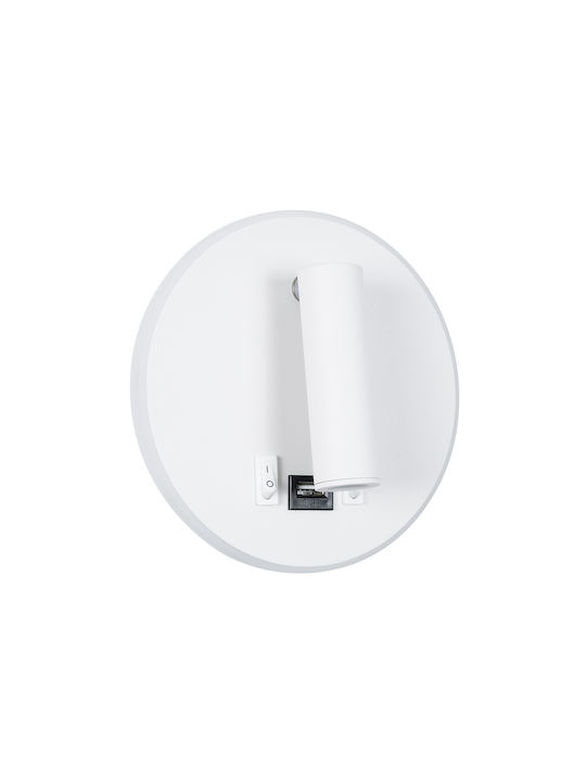 GloboStar Lady-R Modern Leuchte Wand mit Integrierter LED und Neutralweißes Licht 15x7cm