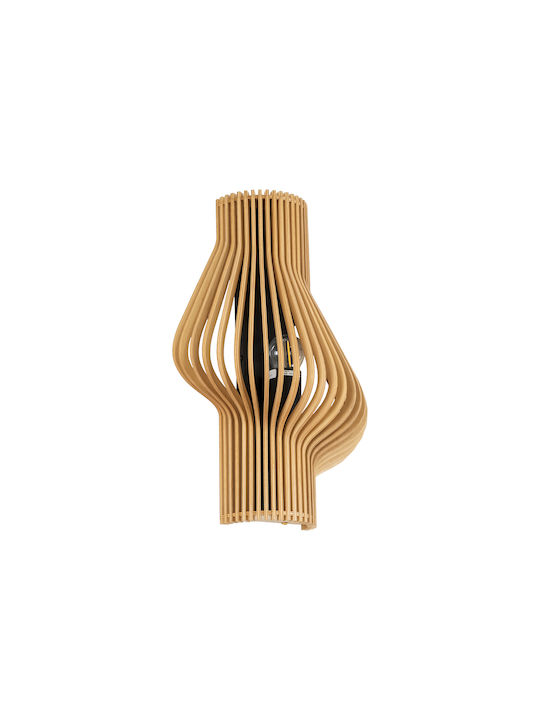 GloboStar Mihiro Vintage Wall Lamp with E27 Base Beige 13x40cm