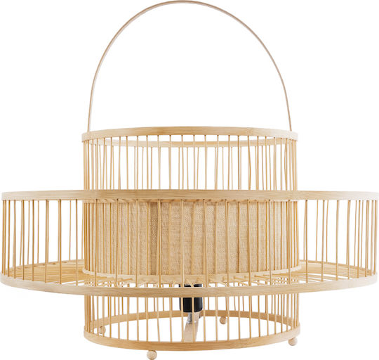 GloboStar Dekorative Lampe mit Fassung für E27 Lampe Beige