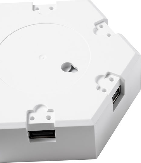 GloboStar Διακοσμητικό Φωτιστικό LED RGB Hexagon 10.5x10εκ.