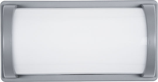 GloboStar Celestial Επιτοίχια Εξωτερική Πλαφονιέρα LED IP65 15W με Φυσικό Λευκό Φως 26x9x13.5εκ.