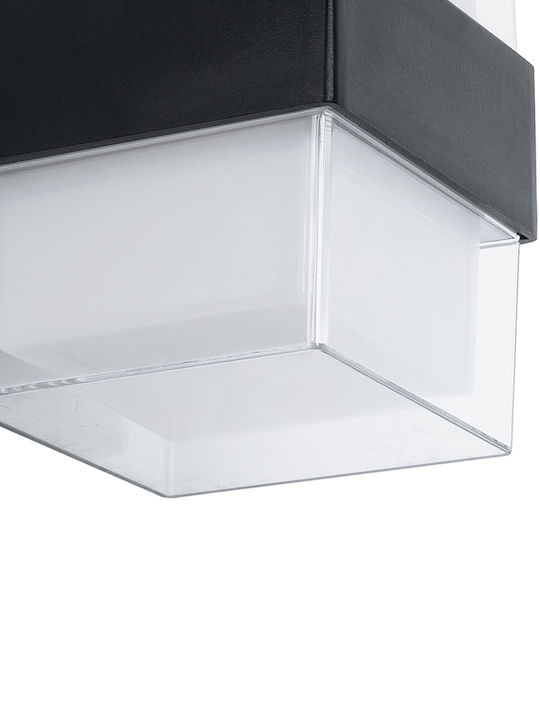 GloboStar Empire Wall-Mounted Outdoor Spot Light LED IP65 10W with Warm White Light Double Beam