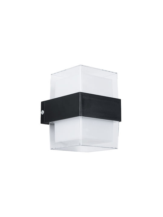 GloboStar Empire Wall-Mounted Outdoor Spot Light LED IP65 10W with Warm White Light Double Beam