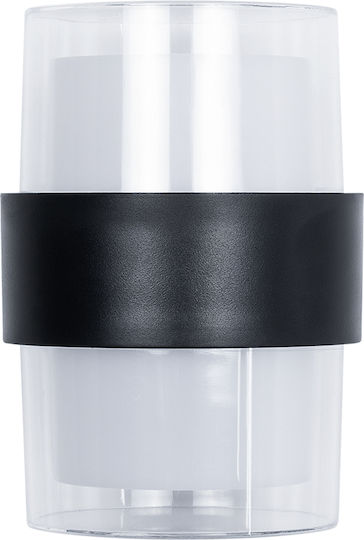 GloboStar Empire Round Επιτοίχιο Εξωτερικό Σποτ LED IP65 10W με Θερμό Λευκό Φως Διπλής Δέσμης 10εκ.