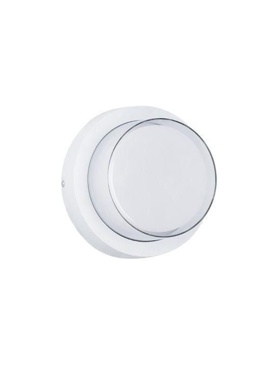 GloboStar Nexus Επιτοίχια Εξωτερική Πλαφονιέρα LED IP65 10W με Φυσικό Λευκό Φως 17x17x9εκ.