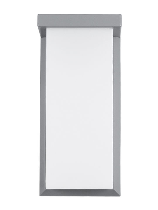 GloboStar Loft Wall-Mounted Outdoor Ceiling Lamp LED IP65 18W with Natural White Light 24.5x11x9.5cm