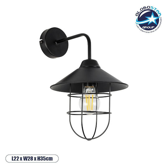 Lampeco Cage Außenwandleuchte E27 IP20 22 x 35 cm