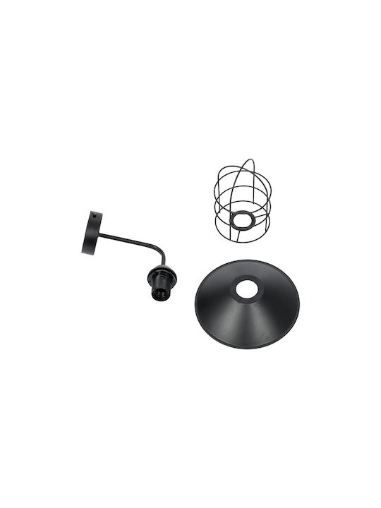 GloboStar Cage Wall-Mounted Outdoor Lighting E27 IP20 22x35cm
