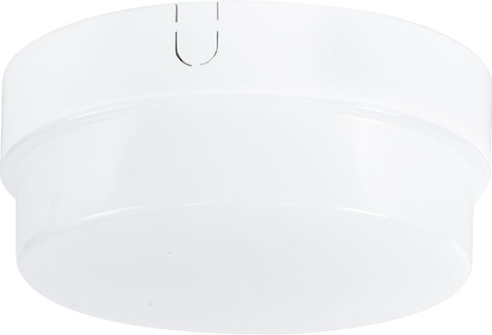 GloboStar Revano Επιτοίχια Εξωτερική Πλαφονιέρα LED IP54 12W με Θερμό Λευκό Φως 12x12εκ.