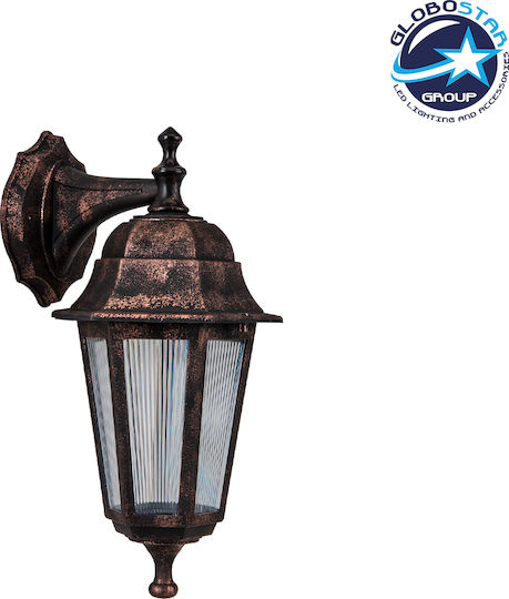 Lampeco Vitro Außen-Wandleuchte Laterne E27 IP44 17x20x36 cm